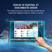 EZCOOL LITE E15T 15,6’’ 60HZ FHD PORTABLE TAŞINABİLİR DOKUNMATİK MONİTÖR (SIFIR ÖLÜ PİKSEL GARANTİLİ) - 1